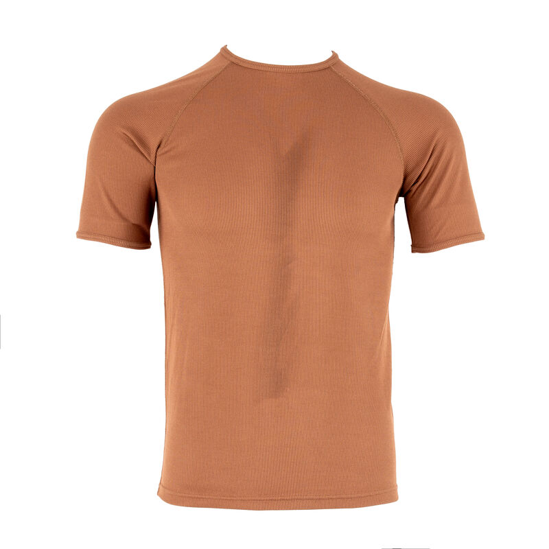 Dutch Brown Ribbed T-Shirt | Issued, , large image number 0
